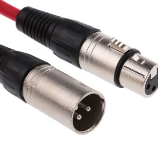 Cavo XLR preassemblato RS PRO XLR a 3 pin XLR a 3 pin, 3m, Rosso