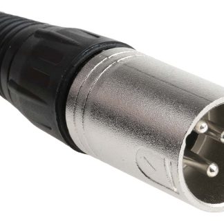 Cavo XLR preassemblato RS PRO XLR a 3 pin XLR a 3 pin, 20m, Nero