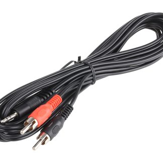 Cavo AUX RS PRO da Presa stereo da 3,5 mm a RCA x 2, lungh. 3m
