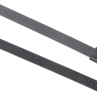 Fascette fermacavi RS PRO in Acciaio INOX rivestito in poliestere, 680mm x 4,6 mm, col. Nero