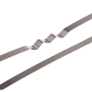 Fascette fermacavi RS PRO in Acciaio inossidabile 316, 200mm x 4,6 mm, col. metallico