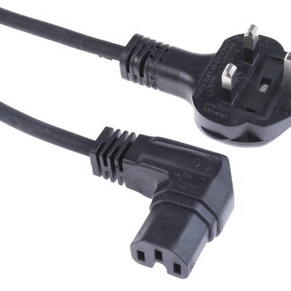 Cavo di alimentazione RS PRO IEC C15/Spina britannica di tipo G, 10 A, 250 V, L. 2m
