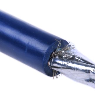 Cavo twinaxial Alpha Wire, guaina Cloruro di polivinile PVC Blu