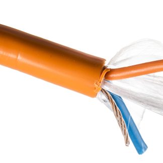 Cavo dati Alpha Wire Arancione, 1 coppia, 18 AWG, schermato, 300 V, Bus di campo