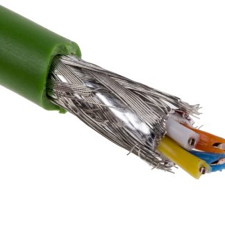 Cavo Ethernet Cat5e (SF/UTP) Siemens, guaina in PVC col. Verde, L. 20m, Senza terminazione