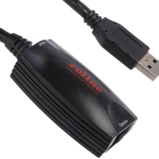 Cavo USB Roline USB A/USB A, L. 5m, col. Nero