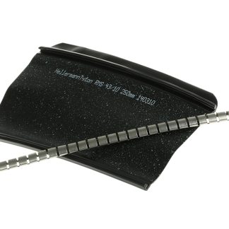 Guaina termorestringente HellermannTyton Ø 43mm, col. Nero, restringimento 4.5:1, L. 250mm, adesiva