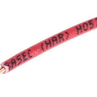 Cavo di collegamento apparecchiature H05Z-K RS PRO, 0.75mm², 18 AWG, 500 V, 100m, Rosso, 2491B