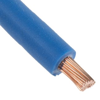 Cavo di collegamento apparecchiature H07Z-K RS PRO, 2.5mm², 13 AWG, 750 V, 100m, Blu, 2491B