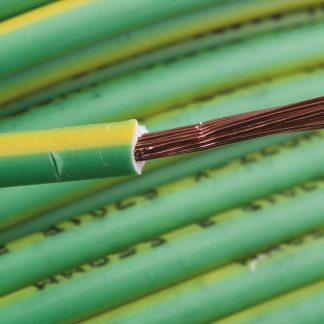 Cavo di collegamento apparecchiature H07Z-K RS PRO, 2.5mm², 13 AWG, 750 V, 100m, Verde-Giallo, 2491B