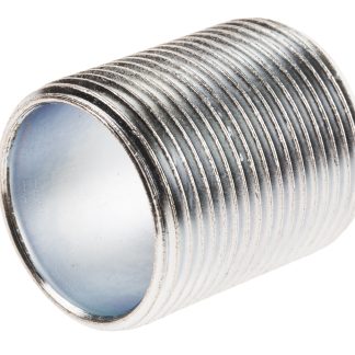 Raccordo per cavi RS PRO, Nipplo in Acciaio Zinco, Argento, 25mm