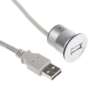 Cavo USB HARTING USB A/USB A, L. 500mm, col. Grigio