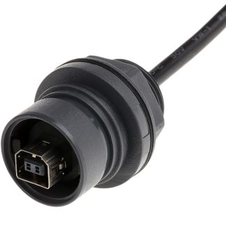 Cavo USB Bulgin USB B/IDC a 5 pin, L. 100mm, col. Nero