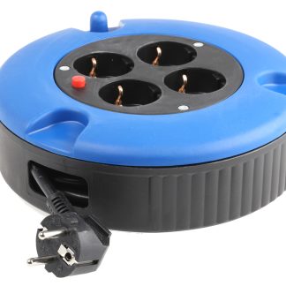 Avvolgicavo RS PRO 5m, 4 prese, spina Schuko, 230 V c.a., 10A