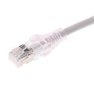 Cavo Ethernet Cat6a (STP) Molex Premise Networks, guaina in LSZH col. Grigio, L. 1m, Con terminazione