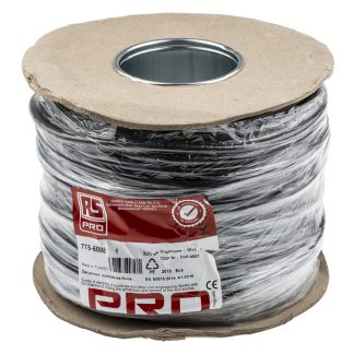 Cavo di potenza RS PRO 3182Y, 2 cond. 0,75 mm², 300 V, 500 V, Ø 6.05mm, L. 100m