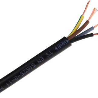 Cavo di potenza RS PRO 3184Y, 4 cond. 0,75 mm², 300 V, 500 V, Ø 7.04mm, L. 100m