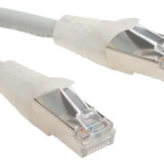 Cavo Ethernet Cat6a (S/FTP) RS PRO, guaina in LSZH col. Grigio, L. 1m, Con terminazione