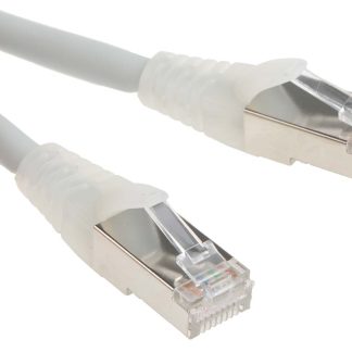 Cavo Ethernet Cat6a (S/FTP) RS PRO, guaina in LSZH col. Grigio, L. 0.5m, Con terminazione
