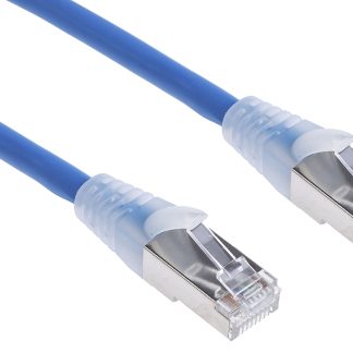 Cavo Ethernet Cat6a (S/FTP) RS PRO, guaina in LSZH col. Blu, L. 1m, Con terminazione