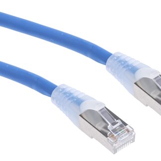 Cavo Ethernet Cat6a (S/FTP) RS PRO, guaina in LSZH col. Blu, L. 3m, Con terminazione