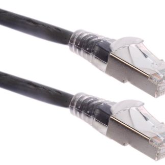 Cavo Ethernet Cat6a (S/FTP) RS PRO, guaina in LSZH col. Nero, L. 2m, Con terminazione