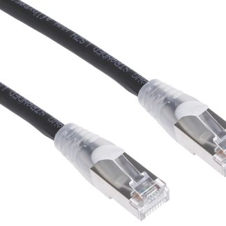 Cavo Ethernet Cat6a (S/FTP) RS PRO, guaina in LSZH col. Nero, L. 3m, Con terminazione