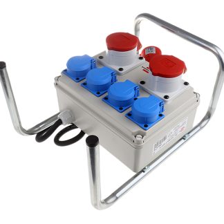 Connettore femmina di prolunga brennenstuhl 2m, 2 + 4 prese, spina tipo G - UK, 230 V, 400 V, 16A