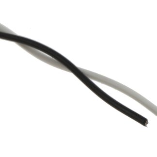 Cavo di collegamento apparecchiature TE Connectivity, 0,24 mm², 24 AWG, 600 V, 100m, Nero/Bianco