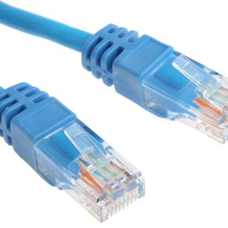 Cavo Ethernet Cat5e (U/UTP) RS PRO, guaina in LSZH col. Blu, L. 30m, Con terminazione