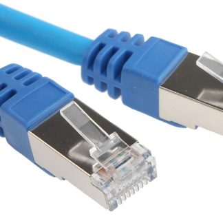 Cavo Ethernet Cat6 (F/UTP) RS PRO, guaina in LSZH col. Blu, L. 30m, Con terminazione