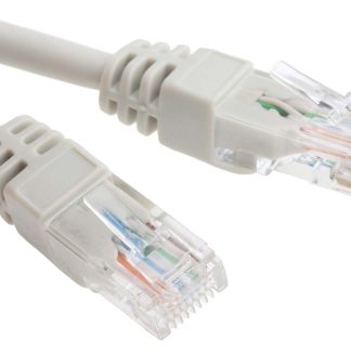 Cavo Ethernet Cat6 (U/UTP) RS PRO, guaina in LSZH col. Grigio, L. 15m, Con terminazione