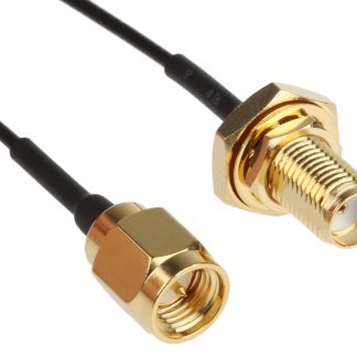 Cavo coassiale RS PRO, SMA / SMA, L. 300mm, 50 Ω, col. Nero