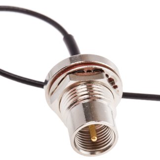 Cavo coassiale RS PRO RF, FME / U.FL, L. 100mm, 50 Ω, col. Nero