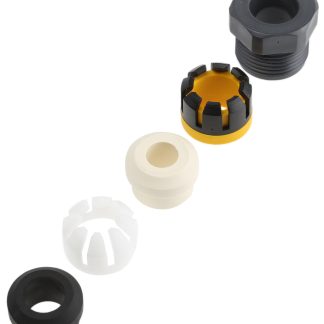 Kit passacavi Bulgin, in Termoplastico, filetto PG13.5, Ø cavo 7mm - 13mm max