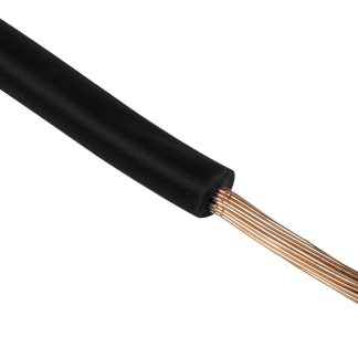 Cavo di collegamento apparecchiature H07V2-K RS PRO, 6mm², 10 AWG, 1 kV, 100m, Nero