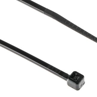 Fascette fermacavi RS PRO in Nylon 66, 203mm x 2,5mm, col. Nero