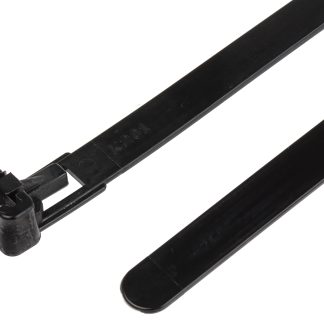 Fascette fermacavi RS PRO in Nylon 66, 250mm x 7,6mm, col. Nero