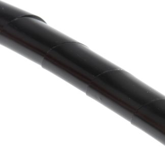 Avvolgicavo a spirale RS PRO, Nero, in Polietilene, Ø cavo 6mm - 8mm, Ø interno 6mm, Ø fascio 30mm max