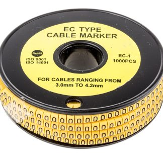 Segnacavo RS PRO A scorrimento, Ømin 3mm, Ømax 4.2mm, lunghezza 4mm, confez. da 1000pz No 0