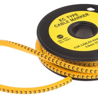 Segnacavo RS PRO A scorrimento, Ømin 3mm, Ømax 4.2mm, lunghezza 4mm, confez. da 1000pz No 3