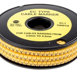 Segnacavo RS PRO A scorrimento, Ømin 3mm, Ømax 4.2mm, lunghezza 4mm, confez. da 1000pz No V