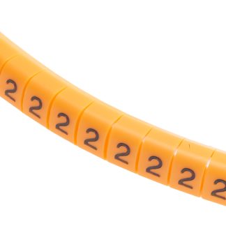 Segnacavo RS PRO A scatto, Ømin 4mm, Ømax 5mm, lunghezza 4mm, confez. da 100pz No 2