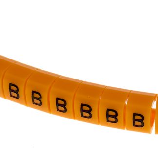 Segnacavo RS PRO A scatto, Ømin 4mm, Ømax 5mm, lunghezza 4mm, confez. da 100pz No B