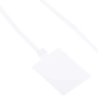 Segnacavo RS PRO Naturale Fascetta per cavi, lunghezza 130mm, confez. da 100pz No Blank