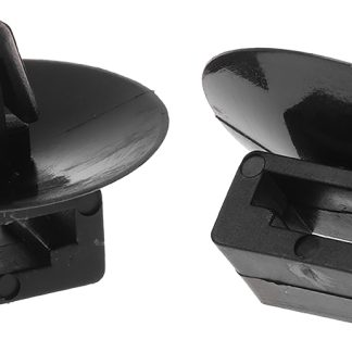 Fermacavi HellermannTyton, col. Nero, autoadesivo, 15.5mm x 22 mm, Ø fissaggio 6.3mm, 100 pezzi