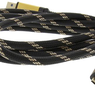Cavo USB Roline Micro USB B/Micro USB B, L. 2m, col. Nero/Oro