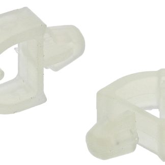Fermaglio a scatto per fili RS RS PRO in Nylon 66, Ø fascio 3.5mm max, 6.6 x 3.8 x 7.8mm, col. Bianco, A pressione
