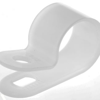 Morsetti a P RS PRO in Nylon 66, Ø fascio 12.7mm max, 31 x 12 x 1.5mm, col.