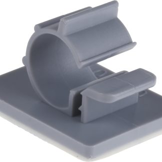 Serracavo RS PRO in Nylon 66, Ø fascio 10mm max, 30 x 24.5mm, col. Grigio, Autoadesivo